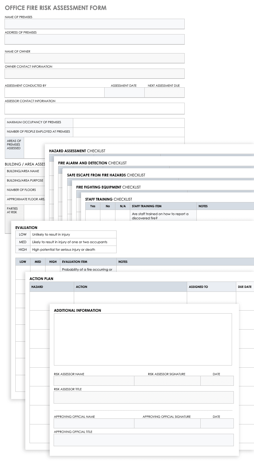 Office Fire Risk Assessment Form