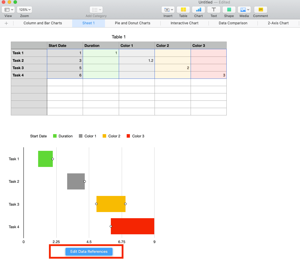 Edit Data Reference