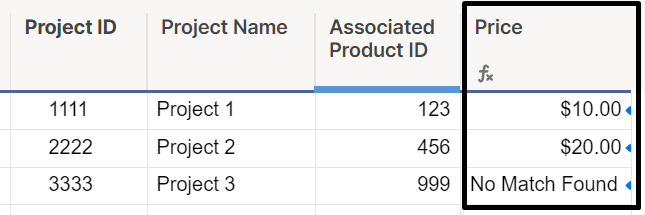 Vlookup in Smartsheet