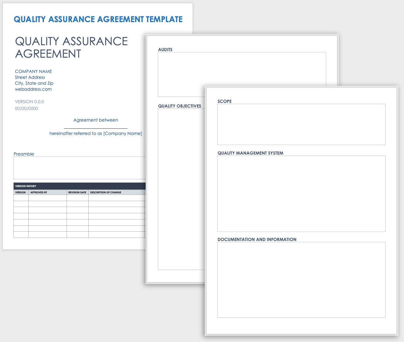 Quality Assurance Dashboard Template