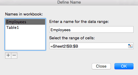 Conditional formatting verify name Excel