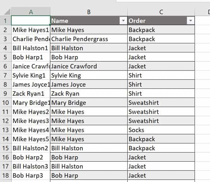 VLOOKUP lookup value Excel example