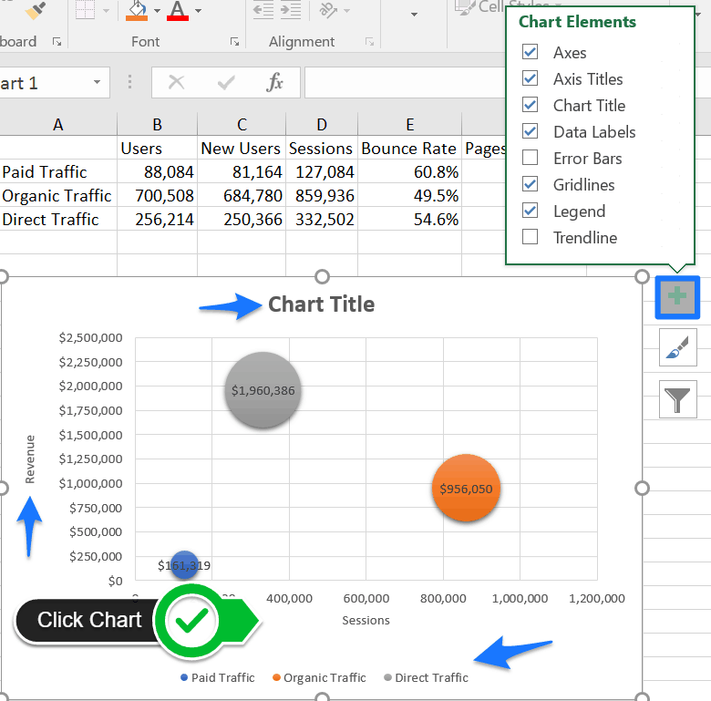 Bubble Chart Image Chart Elements