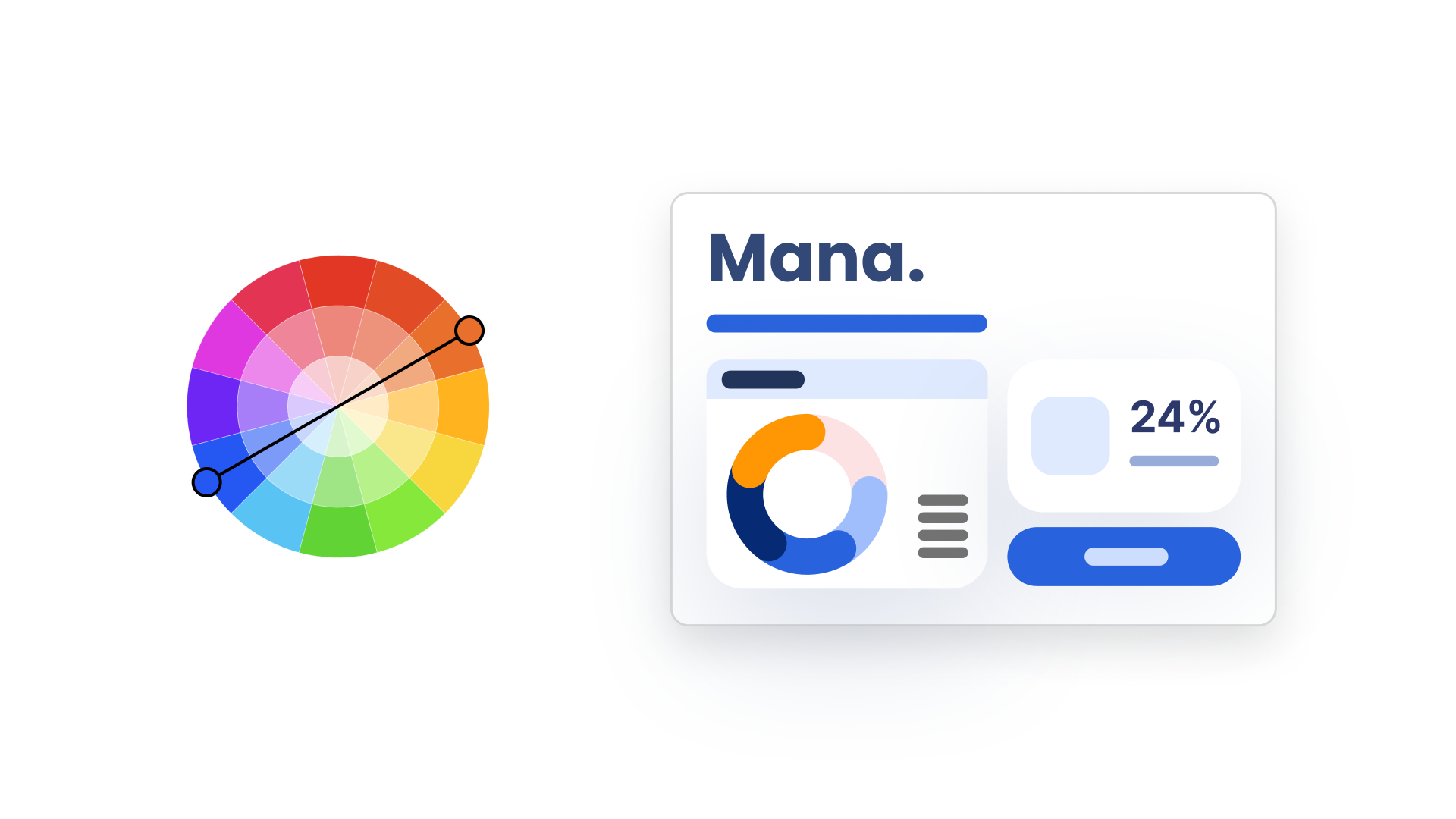 Complementary color scheme for Smartsheet dashboards